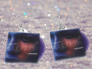 Euphoria TV show Soundtrack Vinyl Album Handmade Earrings!