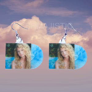 Taylor Swift Self Titled Vinyl Album Handmade Earrings!