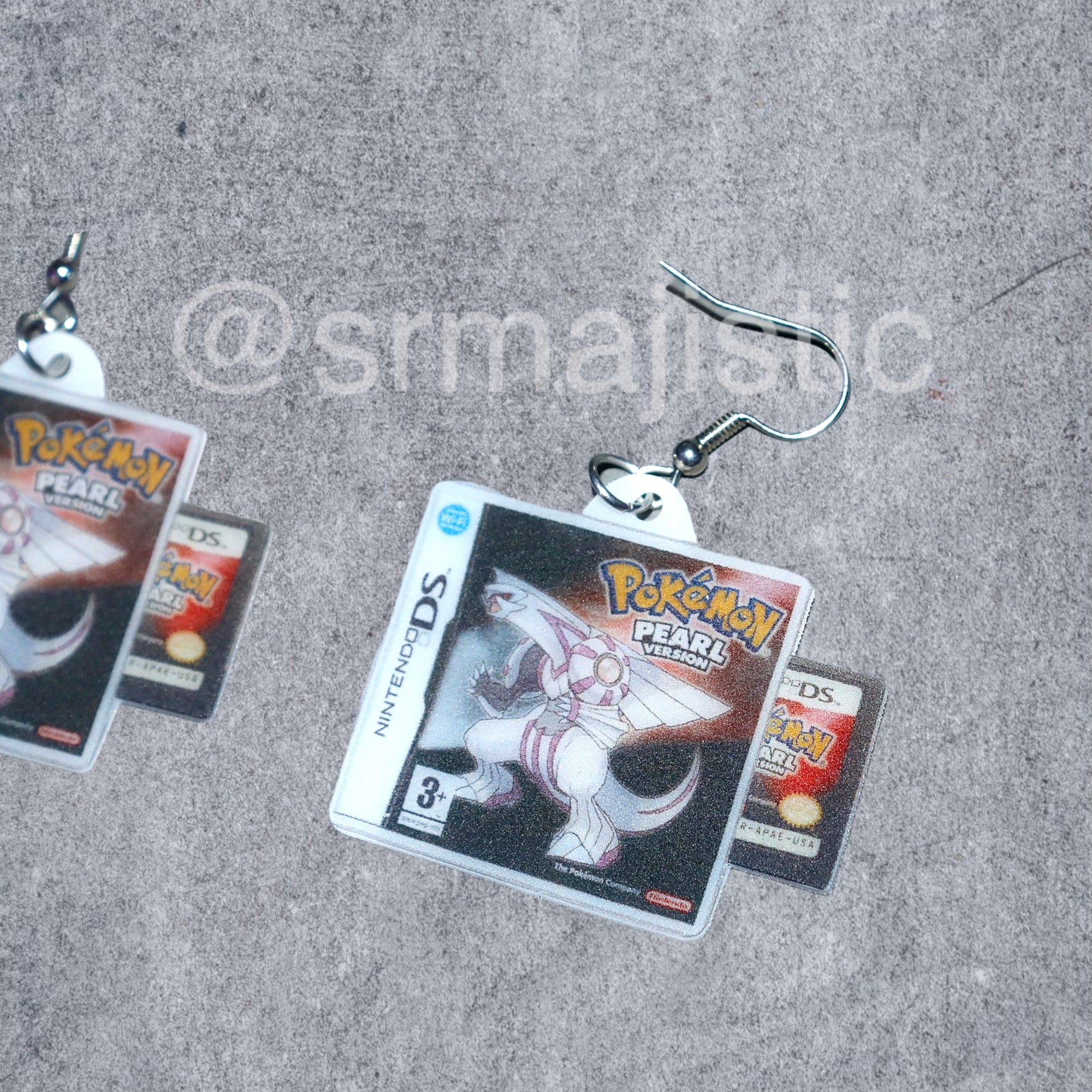 Pokémon Nintendo DS 2D detailed Handmade Earrings!