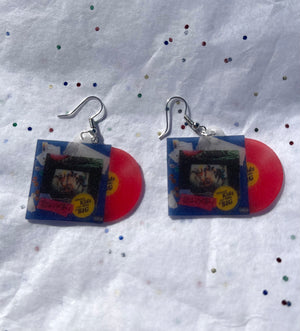 Lauren Sanderson Midwest Kids Can Make it Big Deluxe Vinyl Album Handmade Earrings!