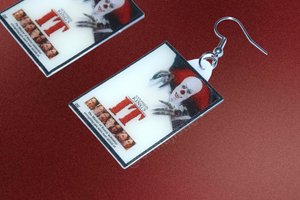 IT Movie Poster Handmade Earrings!