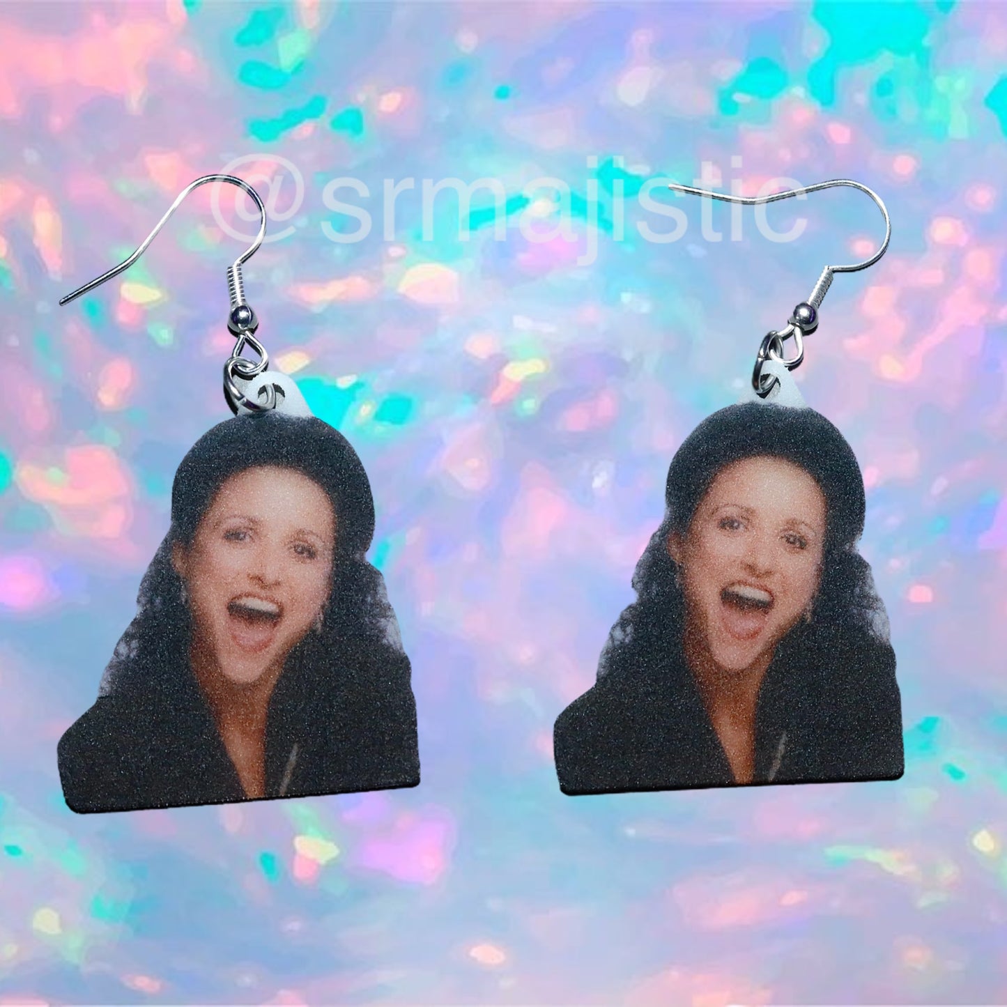 Elaine from Seinfeld Character Handmade Earrings!