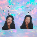 Elaine from Seinfeld Character Handmade Earrings!