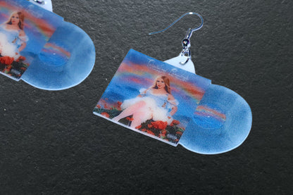 Slayyyter Troubled Paradise Vinyl Handmade Earrings!