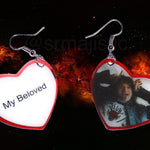Stranger Things Eddie Munson Character Handmade Earrings!