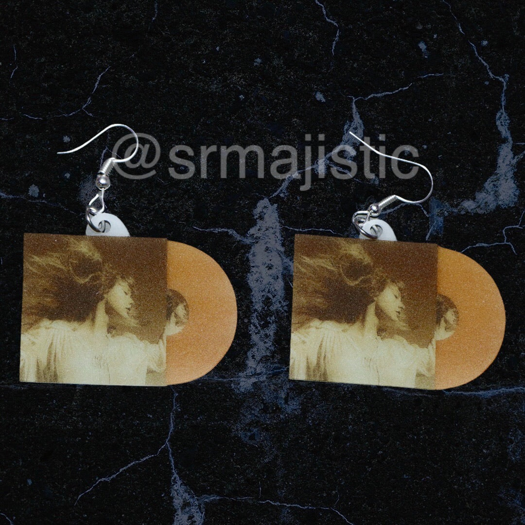 Taylor Swift Fearless (Taylor’s Version) Vinyl Album Handmade Earrings!