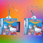 Hello Kitty Happy Party Pals Game Boy Game 2D detailed Handmade Earrings!