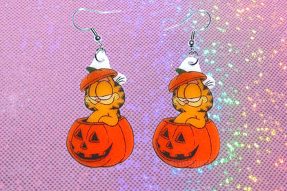 Garfield Character Collection of Cute Detailed Handmade Earrings!