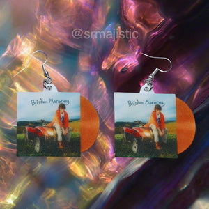 Briston Maroney Sunflower Vinyl Album Handmade Earrings!