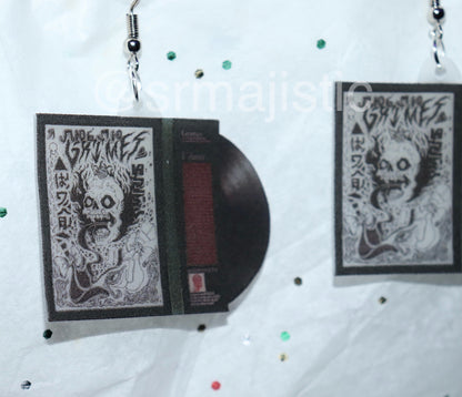 Grimes Visions Vinyl Album Handmade Earrings!