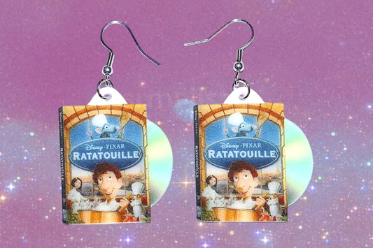Ratatouille (2007) DVD 2D detailed Handmade Earrings!