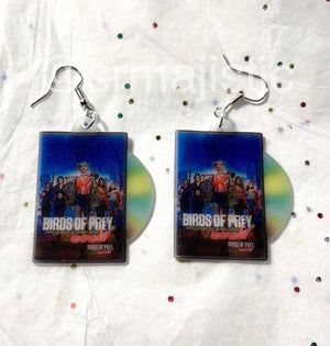 Birds of Prey (2020) DVD 2D detailed Handmade Earrings!