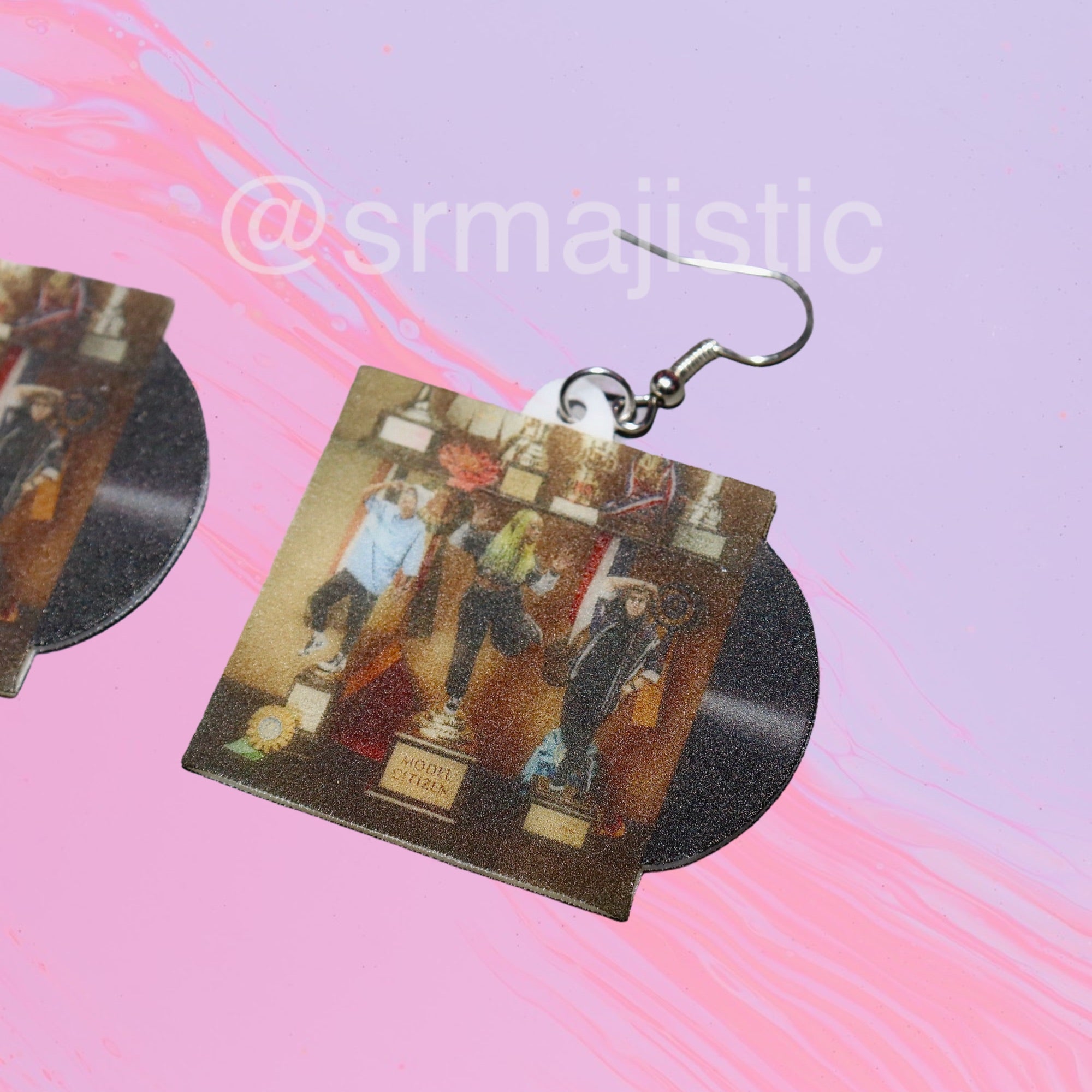 Meet Me at the Altar Model Citizen Vinyl EP Album Handmade Earrings!