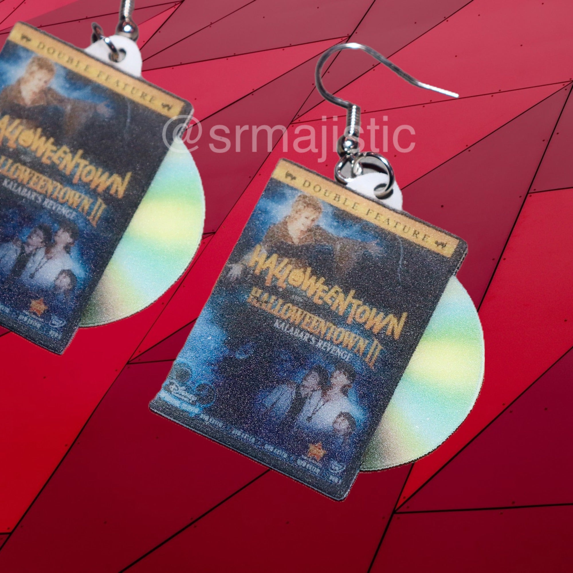 Halloweentown (1998) DVD 2D detailed Handmade Earrings!