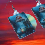 Jurassic Park (1993) DVD 2D detailed Handmade Earrings!