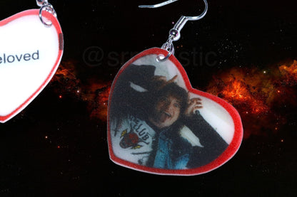 Stranger Things Eddie Munson Character Handmade Earrings!