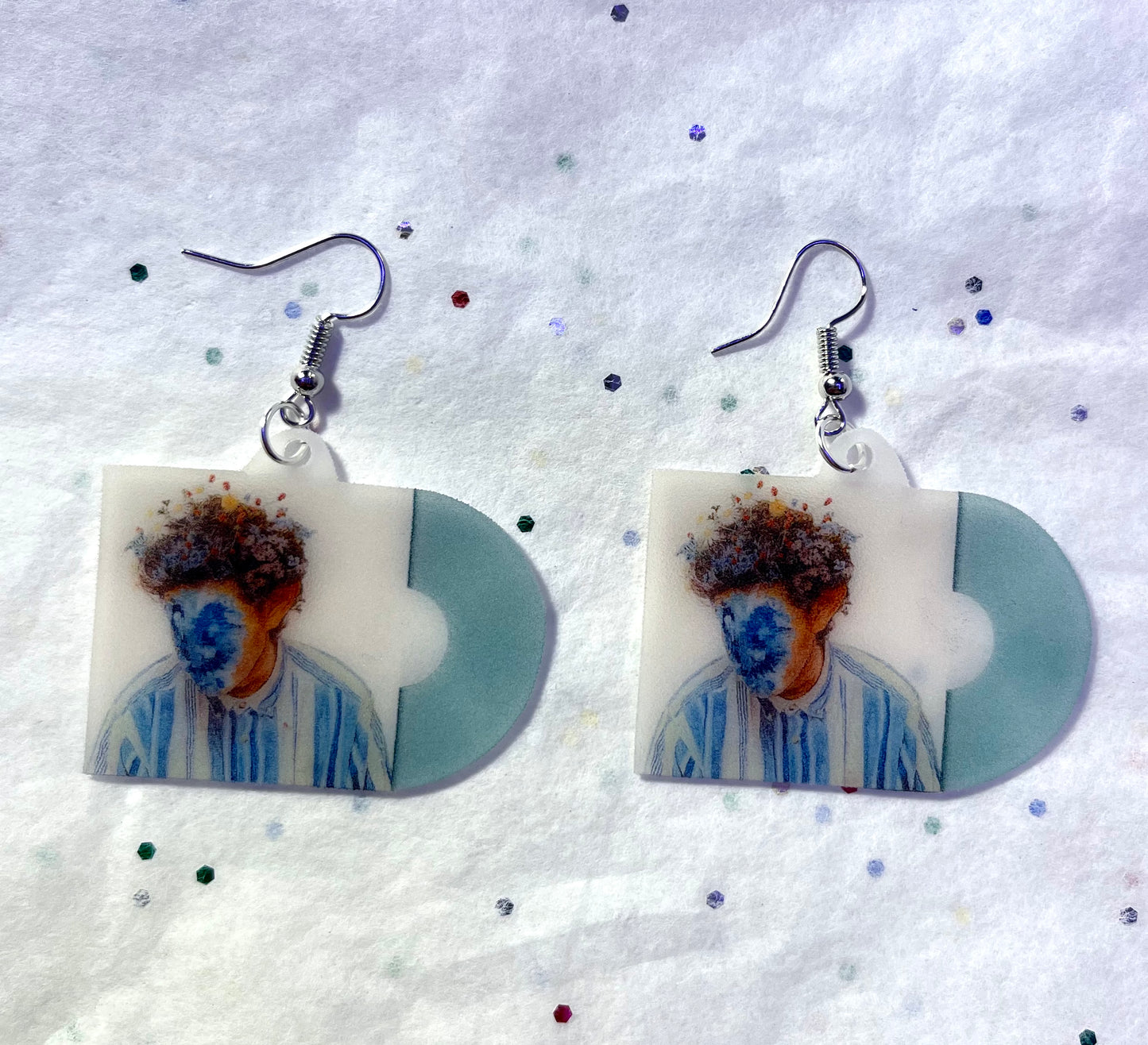 Hobo Johnson the Fall of Hobo Johnson Vinyl Album Handmade Earrings!