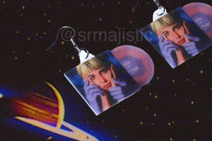 Beach Bunny Emotional Creature Vinyl Handmade Earrings!