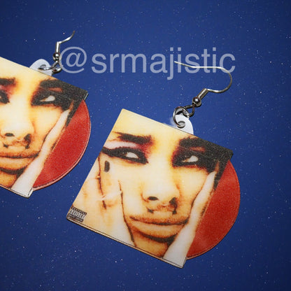 Willow Lately I Feel Everything Vinyl Album Handmade Earrings!