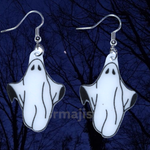 Cute Ghost Cartoon Handmade Earrings!