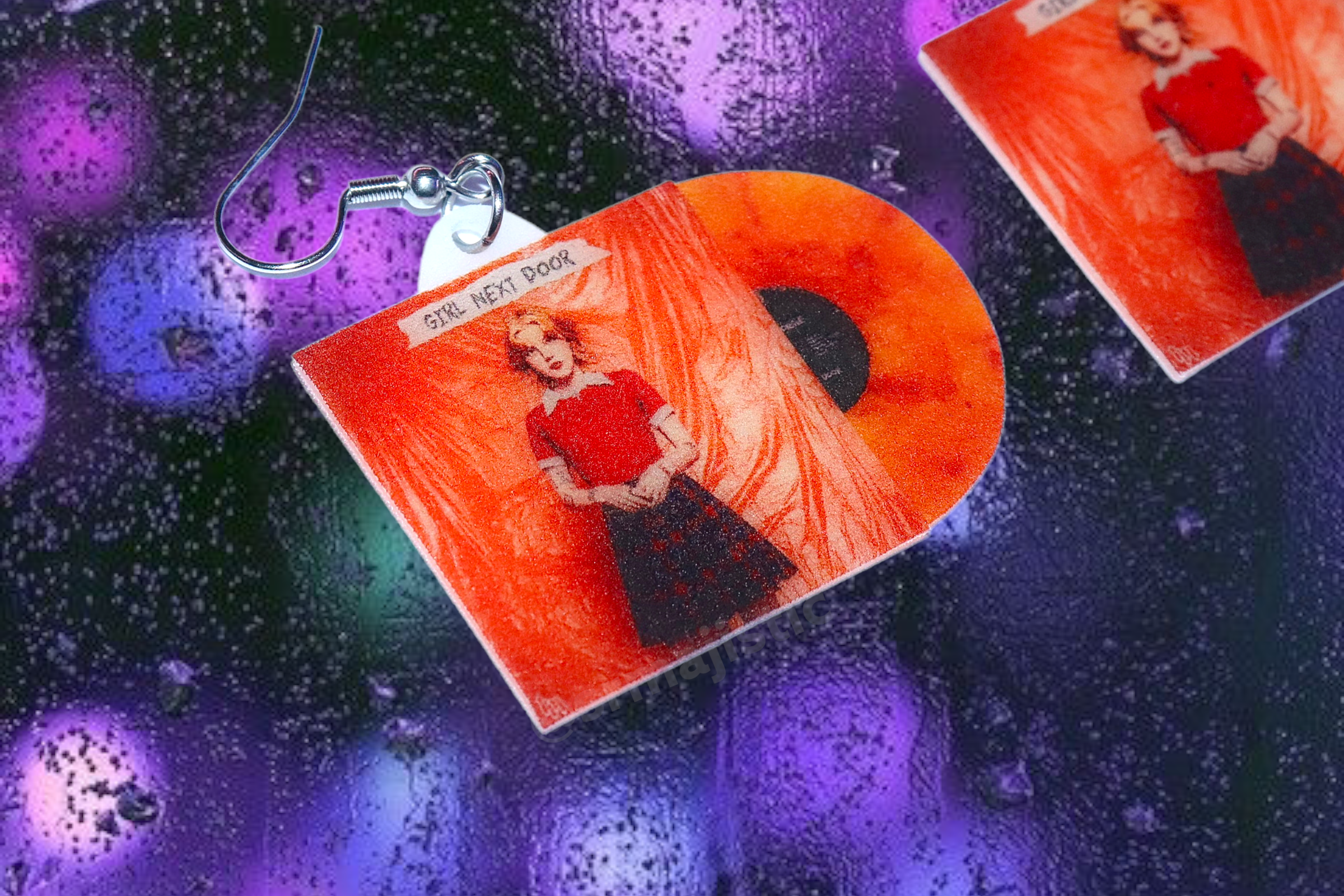 Kailee Morgue Girl Next Door Vinyl Album Handmade Earrings!