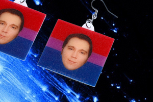 Paul Dano Says Gay Rights Pride Flag Handmade Earrings!