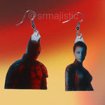 Batman and Catwoman Character Handmade Earrings!