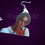 Scream Movie Stu and Billy Characters Detailed Handmade Earrings!