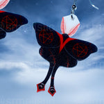 Dark Goth Creature Handmade Earrings (collaboration with @saltnox)