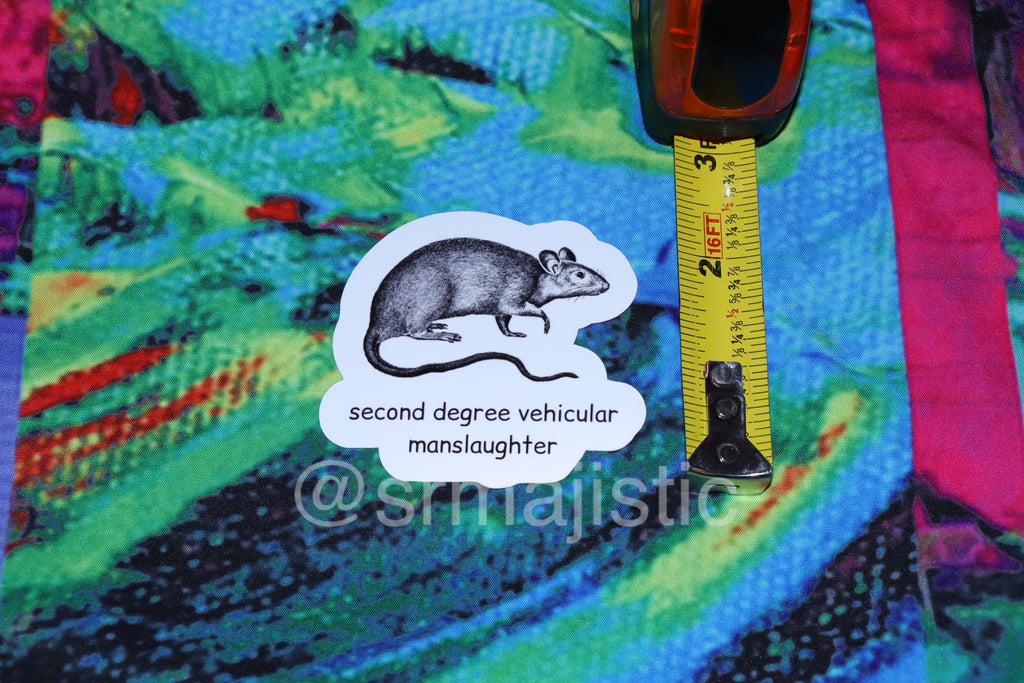 Rat Felony Funny Meme Stickers!