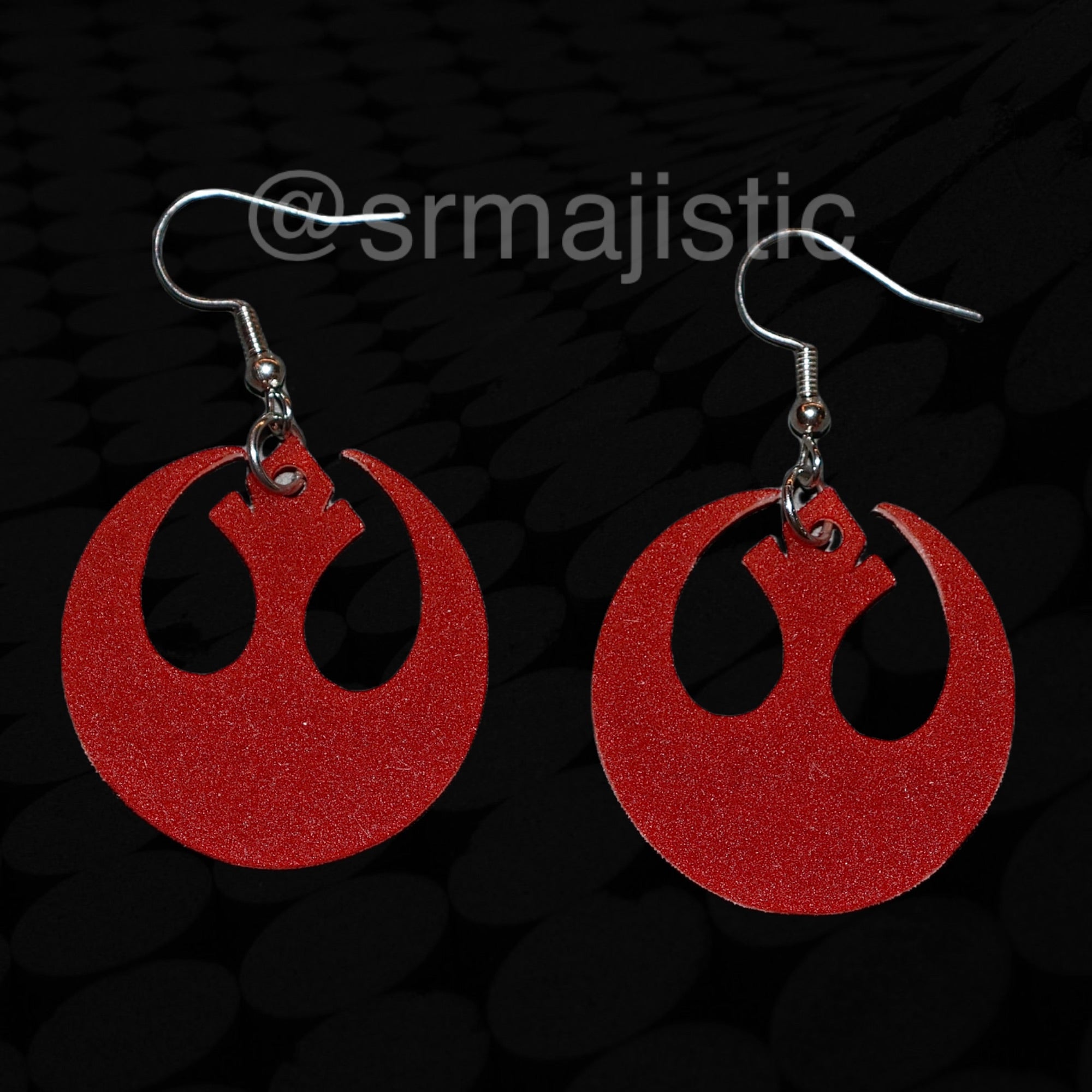 Star Wars Resistance Symbol Handmade Earrings!