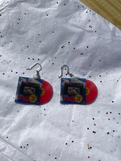 Lauren Sanderson Midwest Kids Can Make it Big Deluxe Vinyl Album Handmade Earrings!