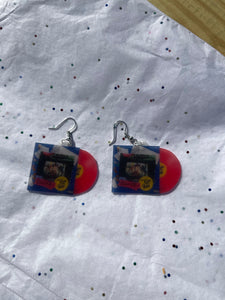 Lauren Sanderson Midwest Kids Can Make it Big Deluxe Vinyl Album Handmade Earrings!