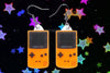 Yellow Game Boy Color Console Retro 2D Handmade Earrings!