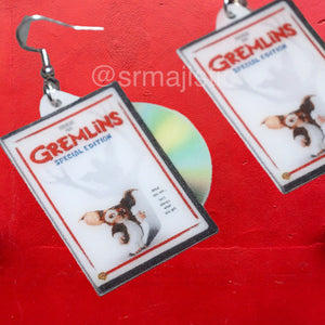 Gremlins (1984) DVD 2D detailed Handmade Earrings!
