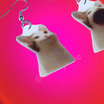 Pop Cat Meme Handmade Earrings!