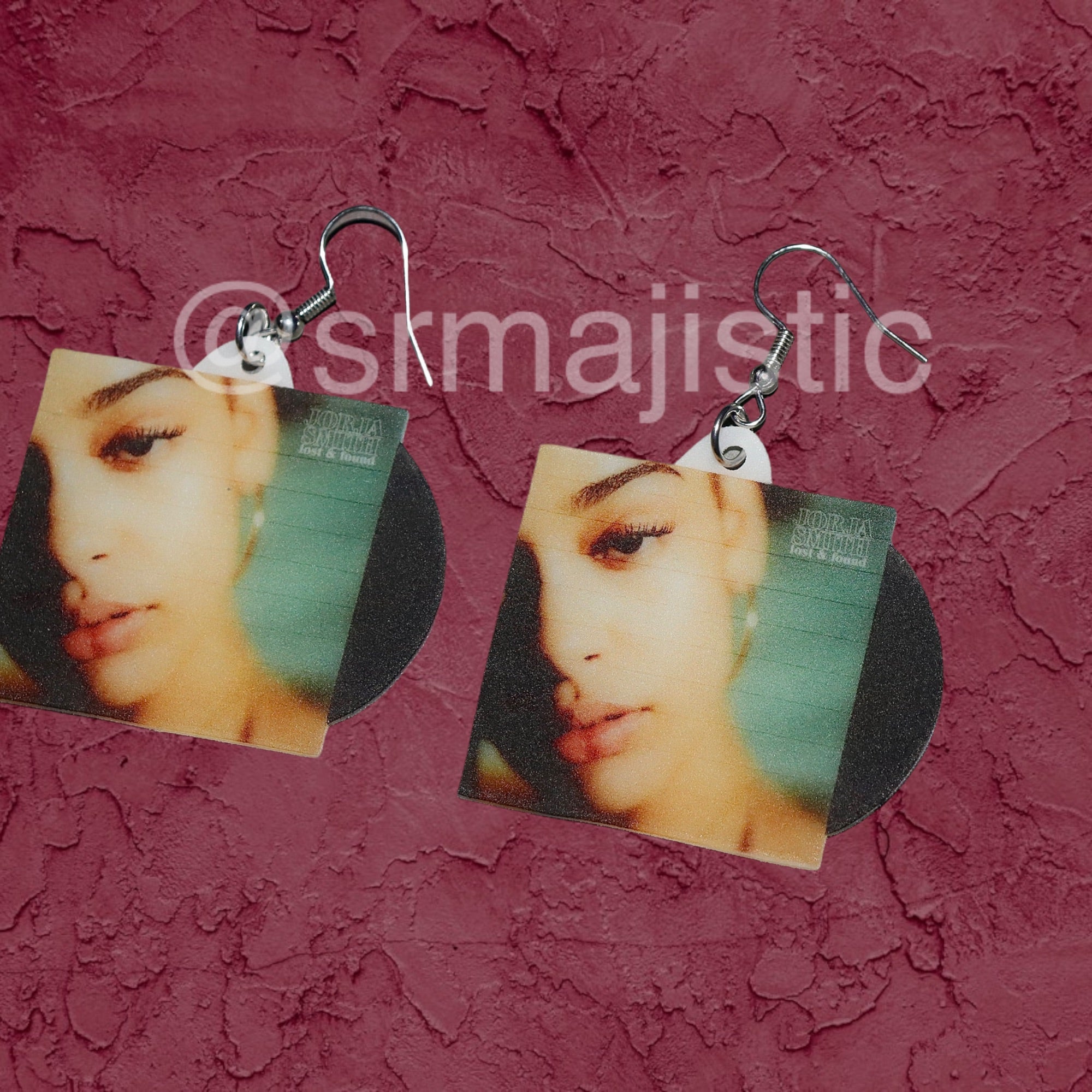 Jorja Smith Lost & Found Vinyl Album Handmade Earrings!