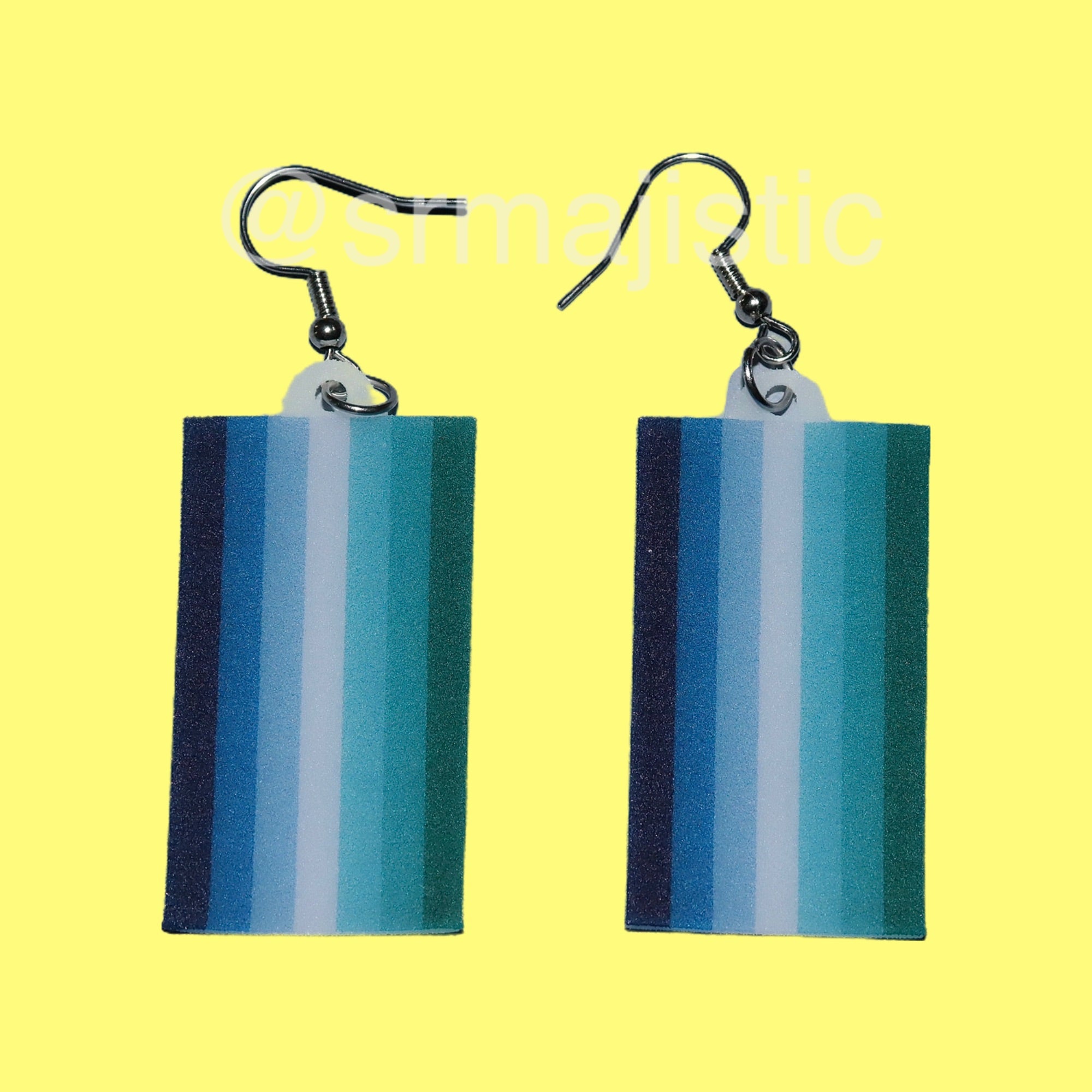 PRIDE Flag Cute 2D Handmade Earrings!