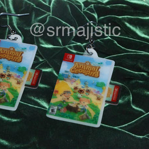 Animal Crossing New Horizons Nintendo Switch 2D Game detailed Handmade Earrings!