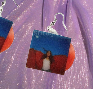 Maggie Rogers Heard it in a Past Life Vinyl Album Handmade Earrings!
