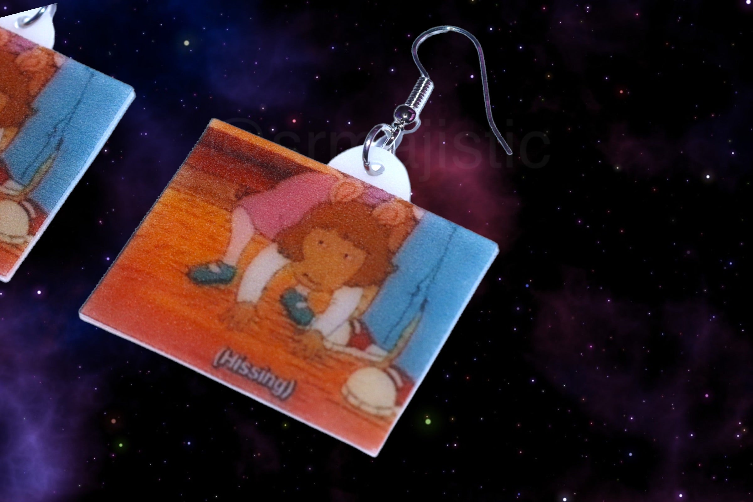DW Hissing Meme Handmade Earrings!