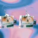 Nintendogs Nintendo DS Game 2D detailed Handmade Earrings!