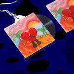 Bad Bunny Un Verano Sin Ti Vinyl Album Handmade Earrings!