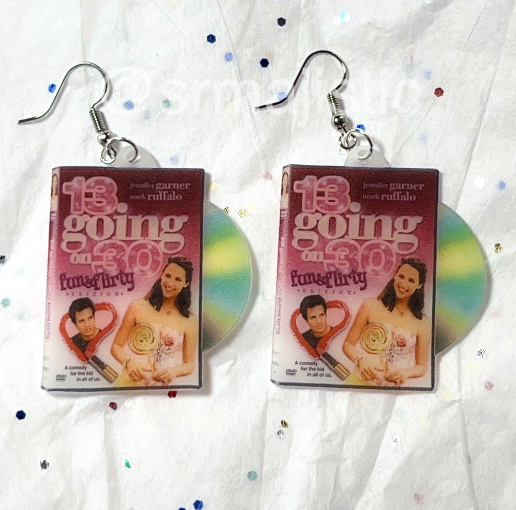 13 Going On 30 (2004) DVD 2D detailed Handmade Earrings!