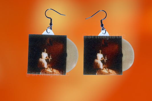 Ethel Cain Preacher’s Daughter Vinyl Album Handmade Earrings!