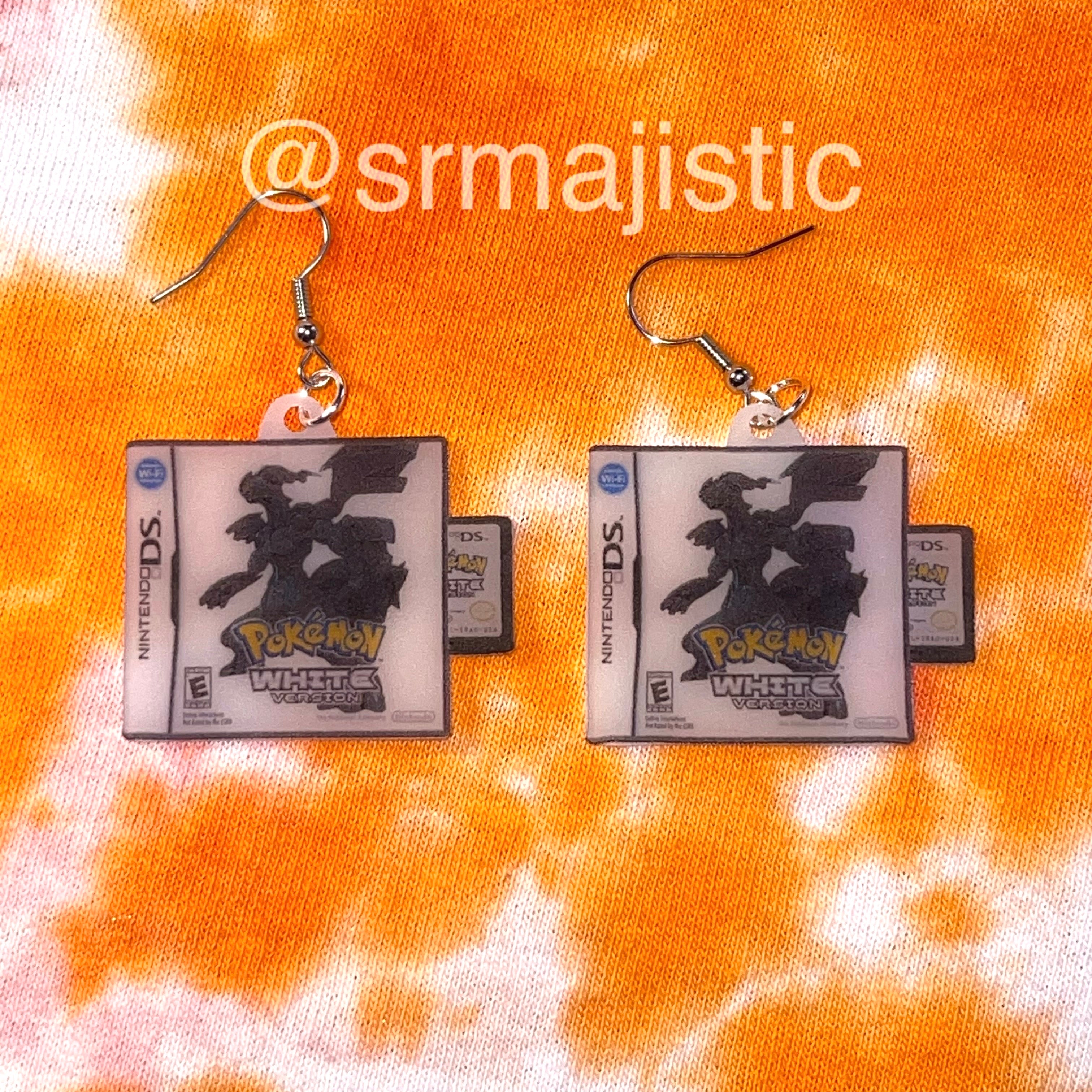 Pokémon Nintendo DS 2D detailed Handmade Earrings!