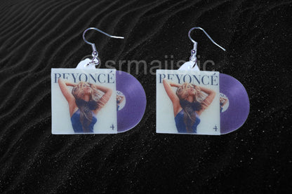 Beyoncé Complete Collection Vinyl Albums Handmade Earrings!