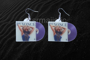 Beyoncé Complete Collection Vinyl Albums Handmade Earrings!