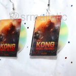 Kong: Skull Island (2017) DVD 2D detailed Handmade Earrings!