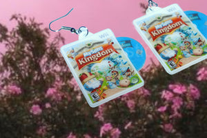 My Sims Kingdom Wii Game 2D detailed Handmade Earrings!